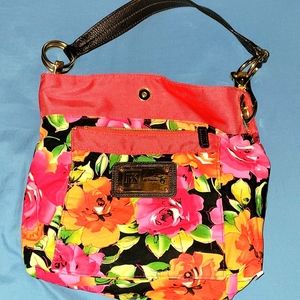 JPK Paris 75 purse red and floral, reversal bag